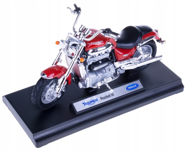 TRIUMPH ROCKET III модель метал/пластик WELLY 1:18 чопер
