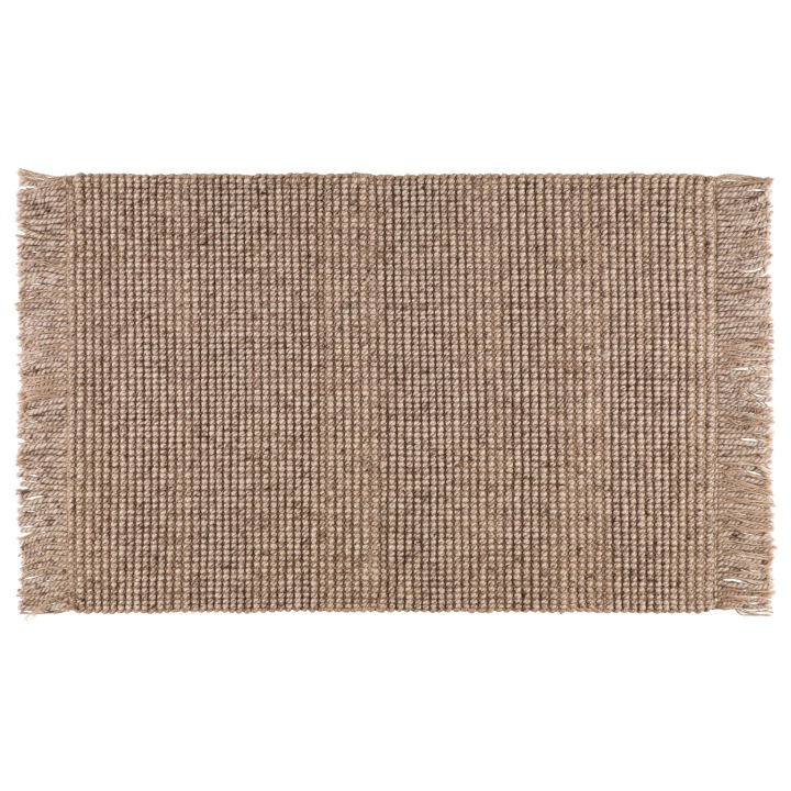 Koberec O Rozměrech 60 X 90 CM Z Recyklovaných Materiálů, Hnědý