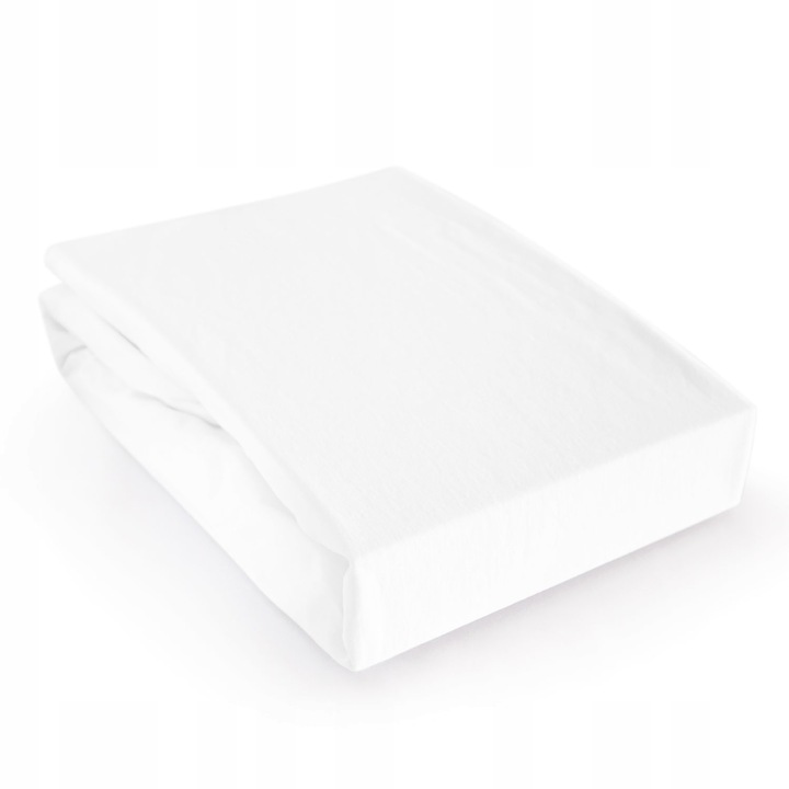 Prostěradlo s gumou jersey 200x220 Darymex bílé