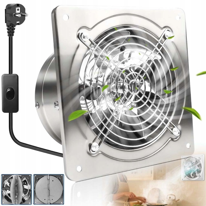 Odsávací Ventilátor S Přepínačem 525 M³/h Do Kuchyně, Koupelny, Sklepa