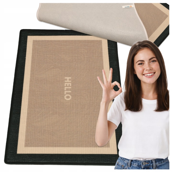Rohožka Před Dveře Koberec Do Předsíně Protiskluzová Hello 60x90CM