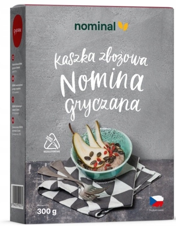 Кашка Безглютенова Безмолочна Гречана Веганська NOMINAL Веган 300 г