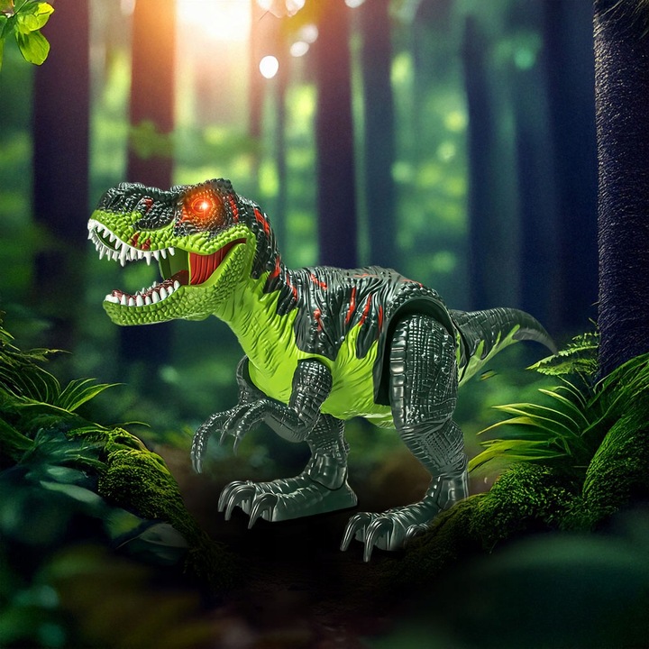 INTERACTIVE DINOSAUR RC CONTROLLED REMOTE CONTROL FOR CHILDREN DANCES ROARS Brand click4TOYS