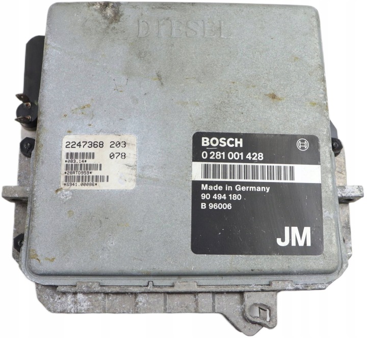 OPEL OMEGA B Computer Bedienteil DES MOTORS 2.5 TDS 90494180 0281001428