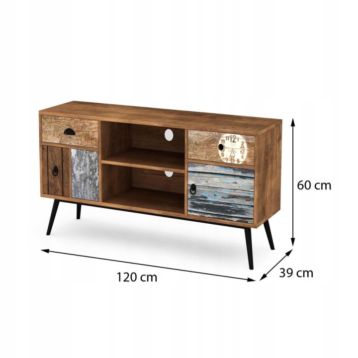 Szafka RTV MEZO RTV-1 Retro Vintage Loft HALMAR Kod producenta V-CH-MEZO-RTV1