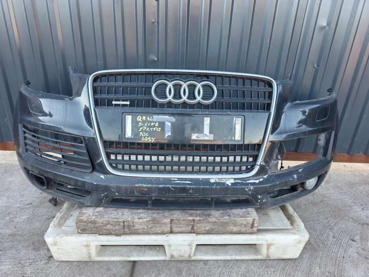 Stoßstange vorne AUDI Q7 4L S LINE Spritzdüsen PDC komplet Original *2* !!!