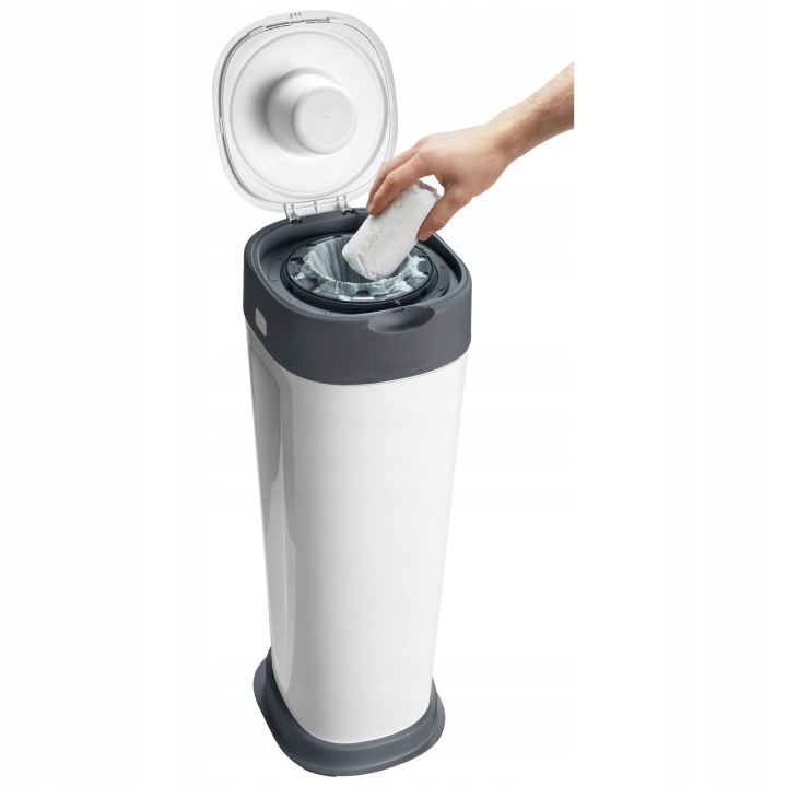 Кошик для підгузків Tommee Tippee XL Twist & Click Sangenic білий + 1 вкладиш — фото 10