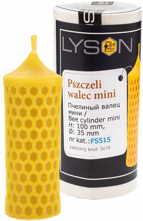 Silikonová Forma na svíčky Včelí Válec