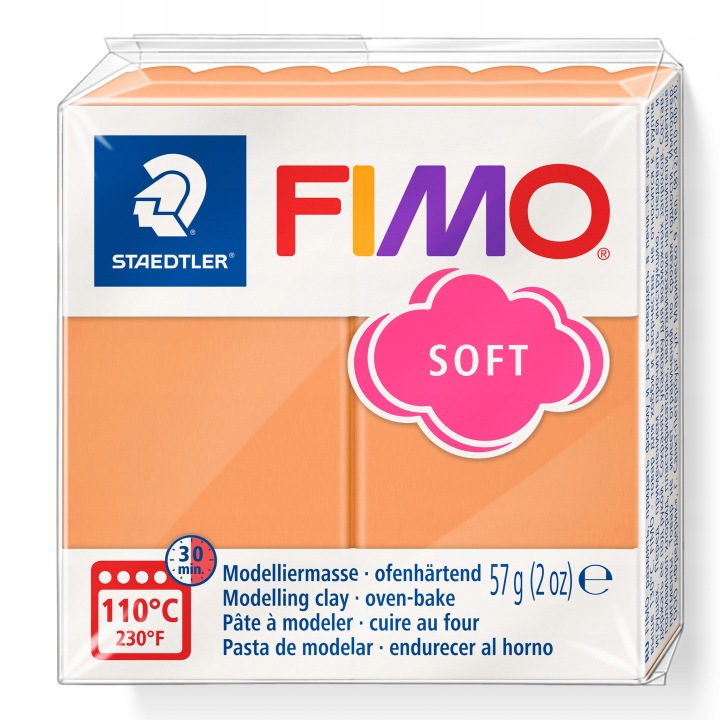 Маса Запікальна Пластилін Fimo Soft Staedtler 57 г | Папая Сорбет