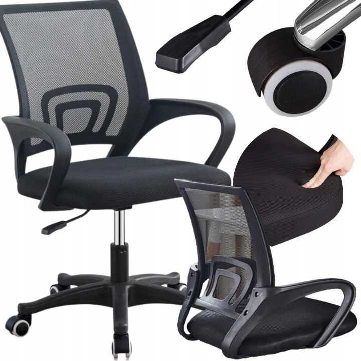 Milacyee Ergonomické otočné křeslo 50 cm x 62 cm x 110