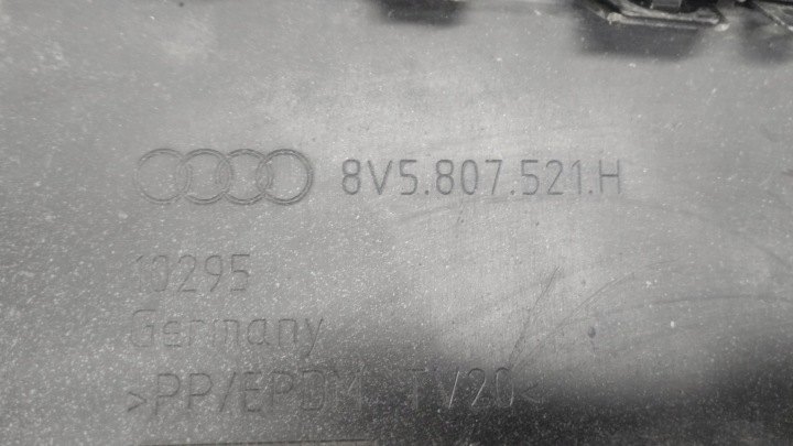 Spoiler difuzor spate barei de protecție introduce AUDI A3 S3 8V5 SEDAN 13-16 8V5807521H 9