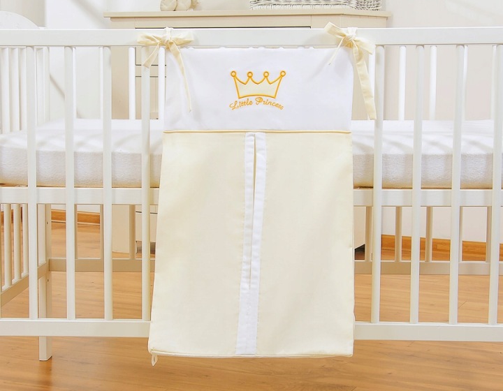 Пенал- Сумка на підгузки- Little Prince/Princess білі — фото 9