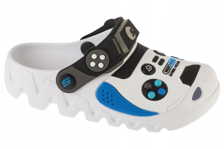 SKECHERS FOAMIES: ZAGGLE - HYDRO-POINTZ (30) шльопанці хлоп'ячі білий