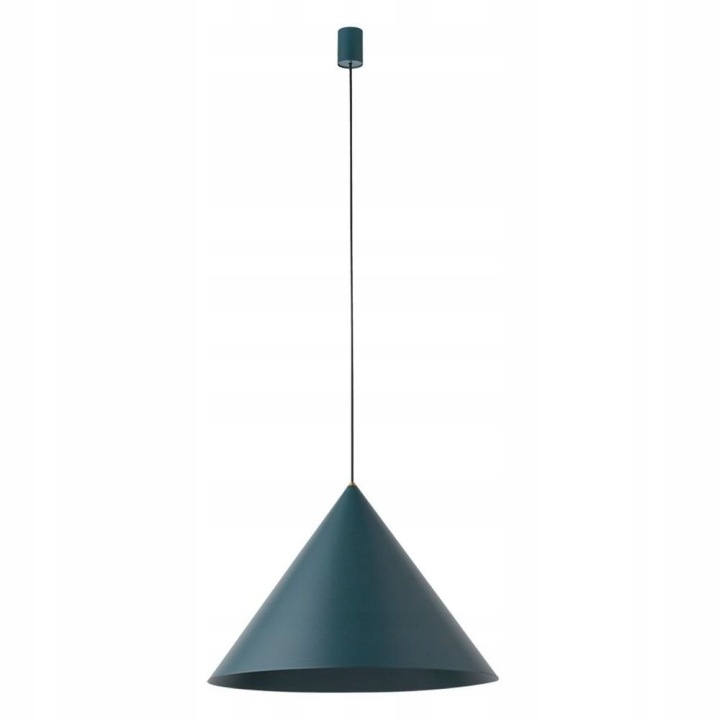 Zelená závěsná lampa Zenith L s moderním designem nad stůl Nowodvorski