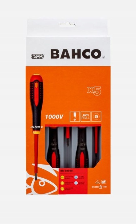 sada 5 ks izolovaných šroubováků Ergo Bahco [BE-9882S]