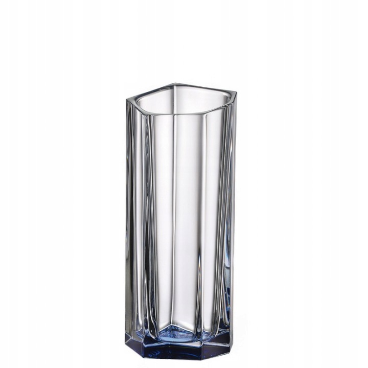Bohemia Křišťálová váza Bazalt Blue Bottom modrá 30 cm