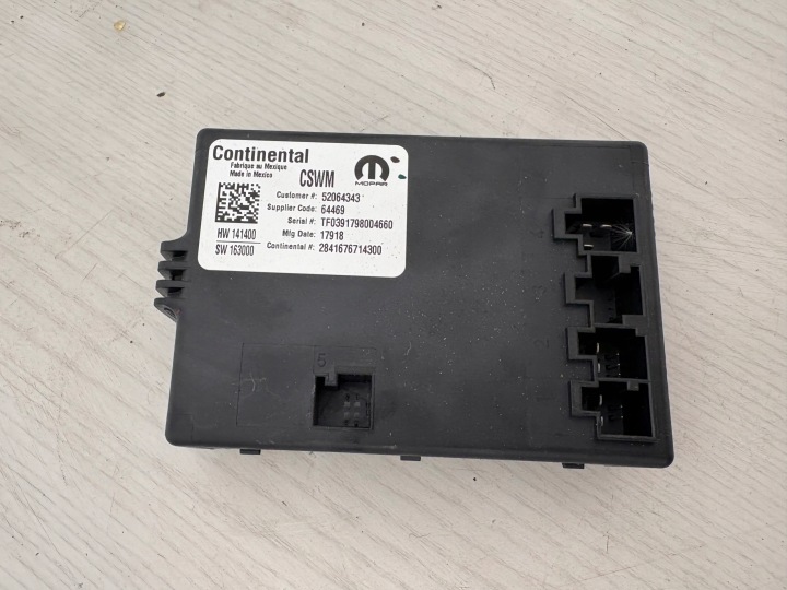 FIAT 500X JEEP RENEGADE modul SITZ 52064343
