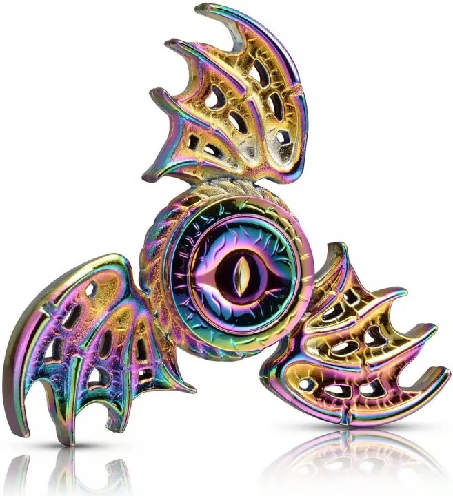 Dragon Wings Eye Tri Фіджет-спінер Металевий ручний спінер Низький рівень