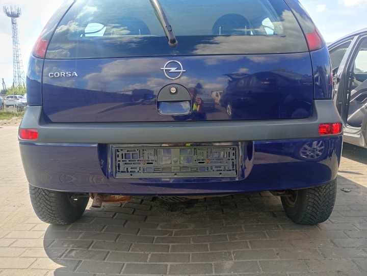 pare choc arrière arrière Opel Corsa C 00-09 code lakieru Z20Z