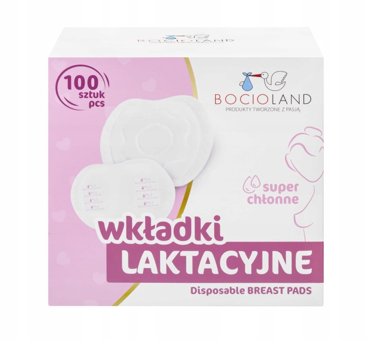Вкладиші лактаційні Вбирні 100 шт. Bocioland Набір для Лікарні для Мами
