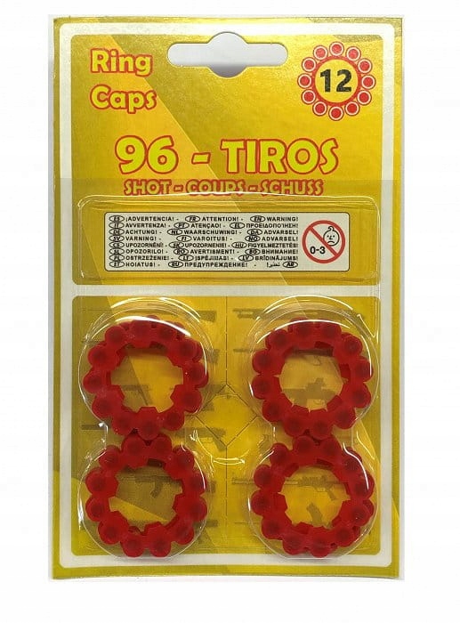 Пістони для пістолета 12-ki - 96 пострілів (8 x 12 кілець) - Капс.