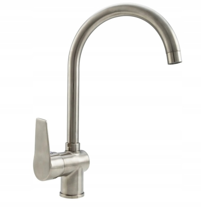 Kuchyňská baterie Jednopáková Vertikální Chrom Nerezová Ocel 36 cm Evg