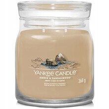 Yankee Candle Svíčka Amber & Sandalwood Signature (jantar a santalové dřevo)