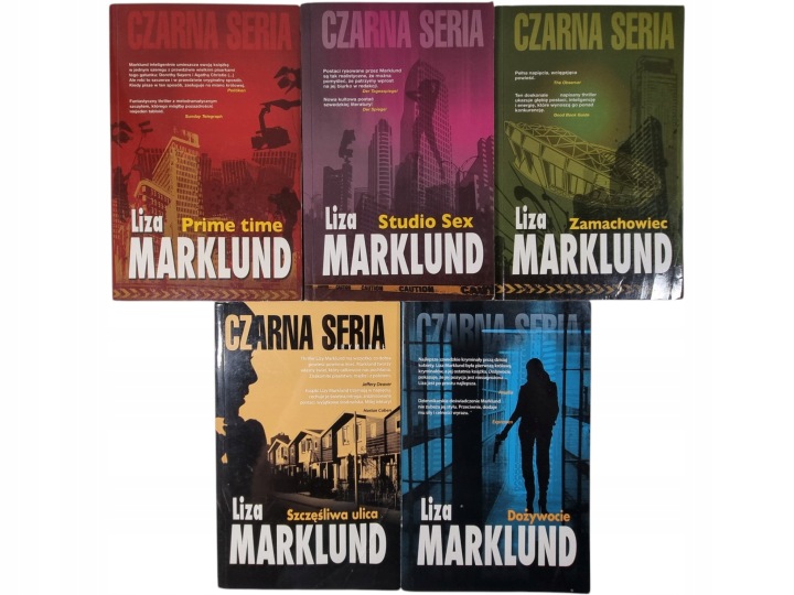 Zdjęcie egzemplarza: Liza Marklund / zestaw 5 książek / Kryminał