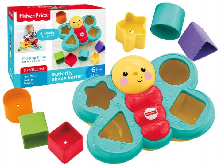 Fisher Price розвивальний Метелик Сортер CDC22 — фото 6
