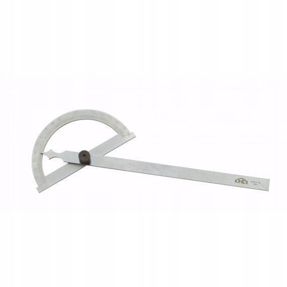 Kinex 1089 úhloměr obloukový 120*200mm 0-180°, nerez KI1089-07-120