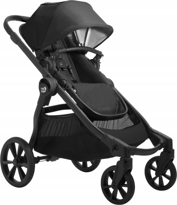 Baby Jogger City Select 2 Lunar Чорний візок модульний 1-2 дітей, складаний