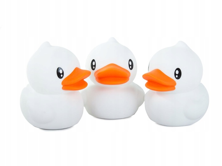 Нічник для Дітей Led Качка Rgb Пульт USB Регулювання Кольорів Пультом (виставковий) — фото 2