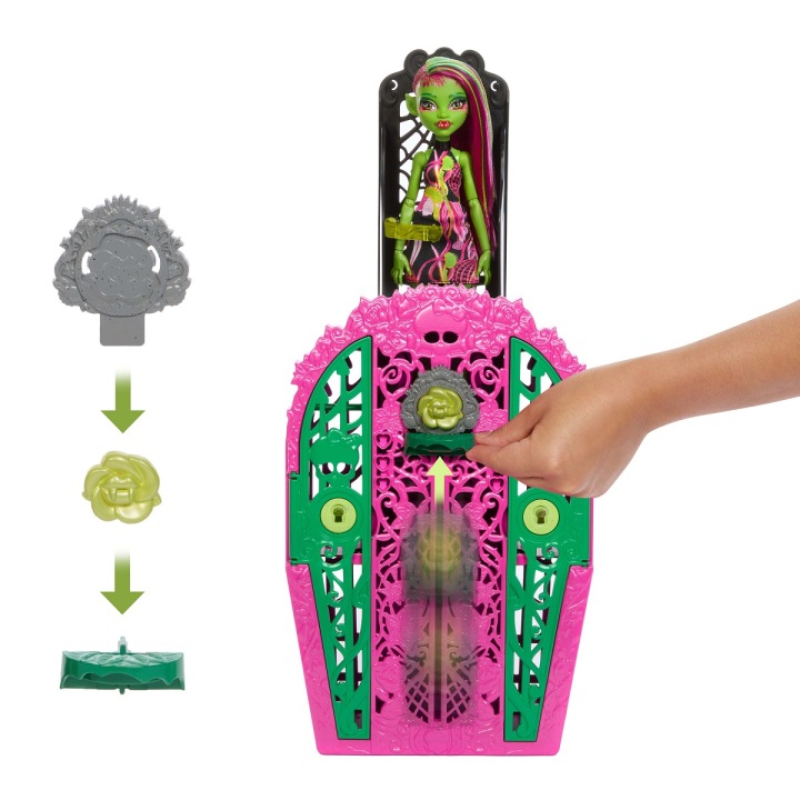 Лялька MONSTER HIGH VENUS MCFLYTRAP рожева з аксесуарами модна 29 см HYT75 — фото 3