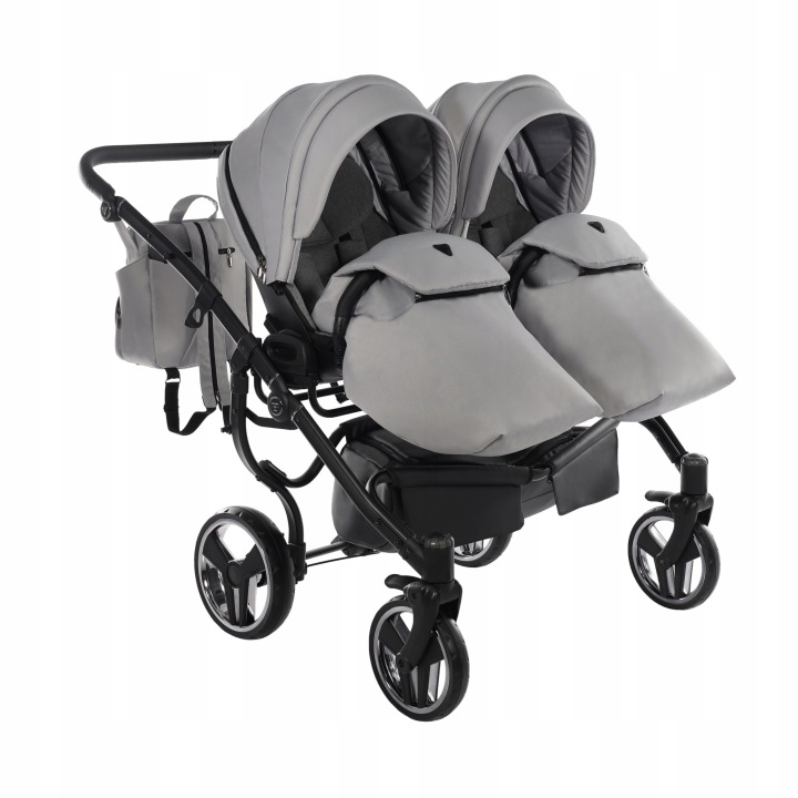 Візок Для двійні 4 в 1 Junama Basic Duo Diamond 06 Багатофункціональний — фото 7