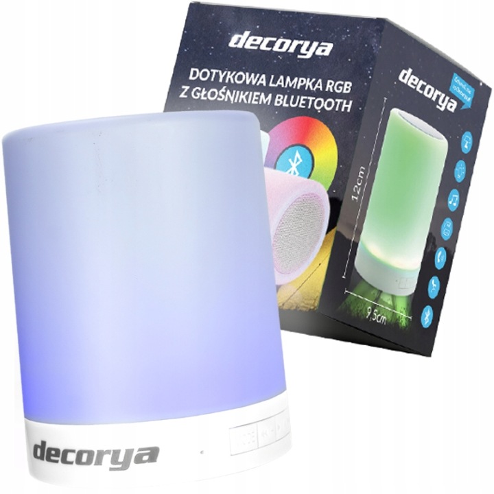 Кольорова лампа настільна LED RGB з динаміком BLUETOOTH для дитини подарунок — фото 7