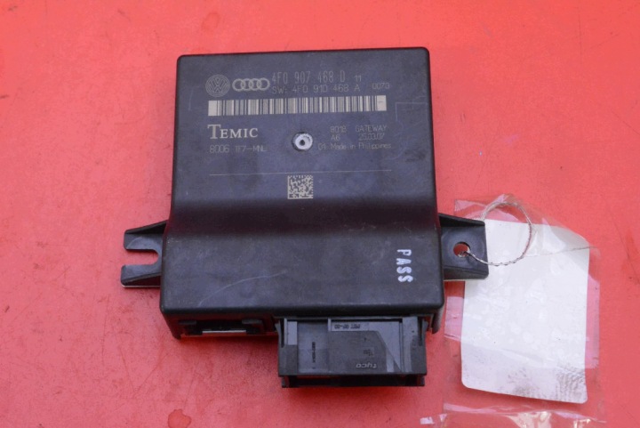 bedienteil modul GATEWAY 4F0907468D AUDI A6 C6 2.0 TDI 140 KM 04-08
