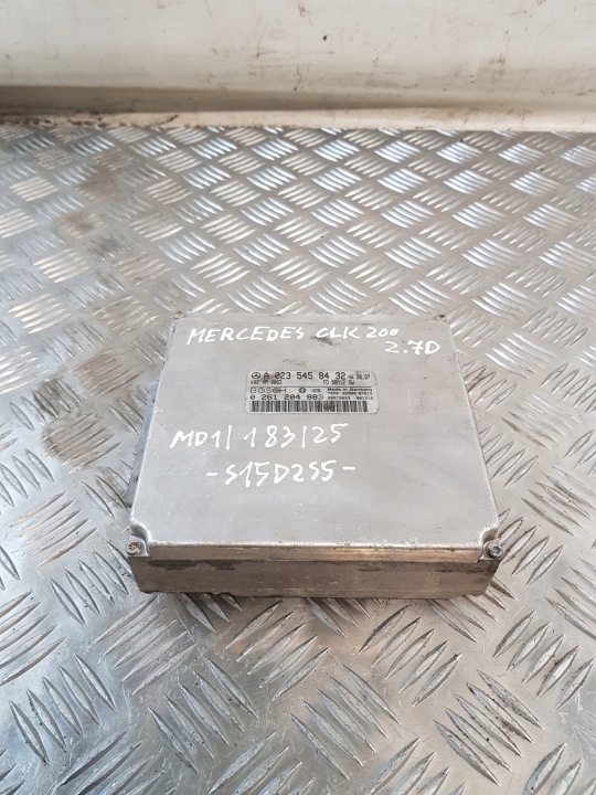 control unit of the engine MERCEDES CLK 200 2.7D A0235458432 0261204883
