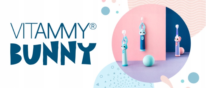 Звукова зубна щітка для дітей VITAMMY BUNNY BLUE — фото 5