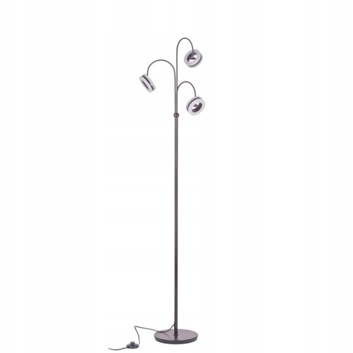 Stojací lampa Podlahová Hnědá 57.6W Integrovaná Led 4000lm Metis