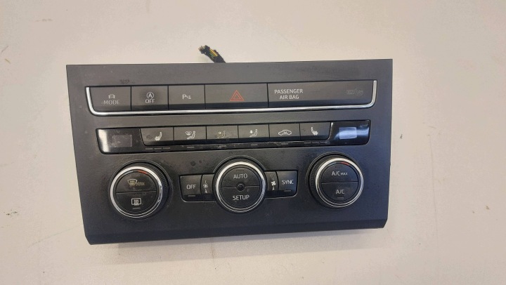 SEAT LEON III 3 5F switch PANEL air conditioning devices of the air conditioning 5F0907044E