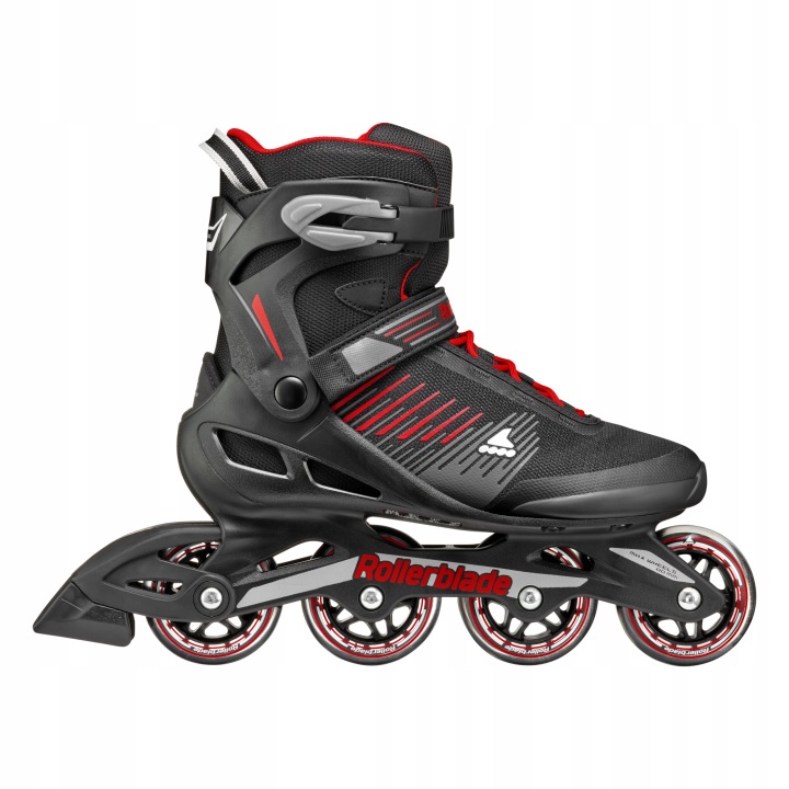 Ролики чоловічі прогулянкові Rollerblade ZETRABLADE black red р. 47-47,5 — фото 2