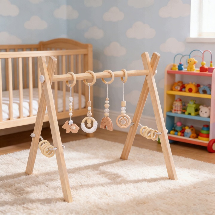 Набір стійка розвивальна + 4 підвіски, BABY GYM