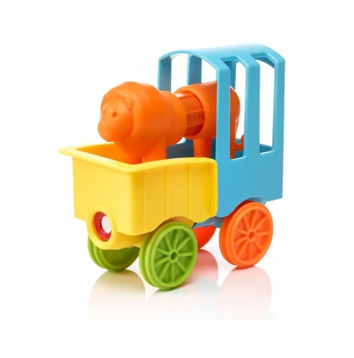 Магнітний конструктор Smart Max My First Animal Train IUVI Тварини Гра — фото 11