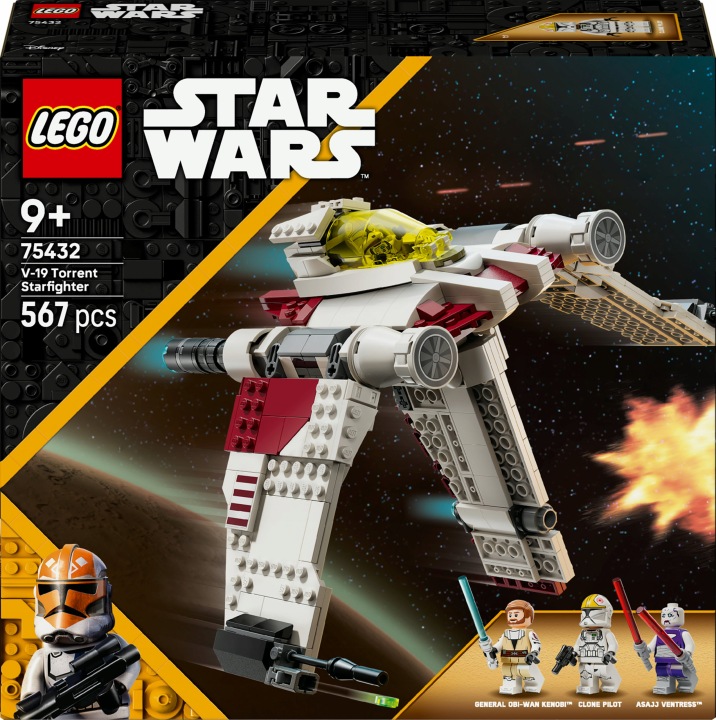 LEGO Star Wars 75432 Винищувач V-19 Torrent Starfighter Неповний Комплект — фото 9