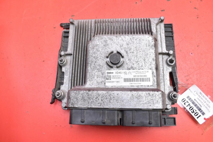 Bedienteil Computer DES MOTORS 9818160080 CITROEN C4 PICASSO 2 II 1.2 PT 130 KM