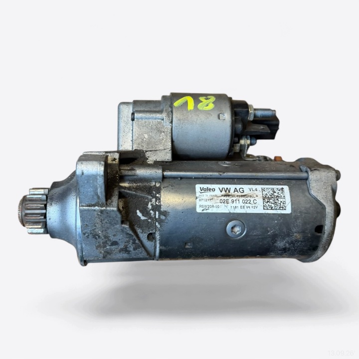 startér STARTER originál VW VOLKSWAGEN AUDI SKODA SEAT 02E911022C