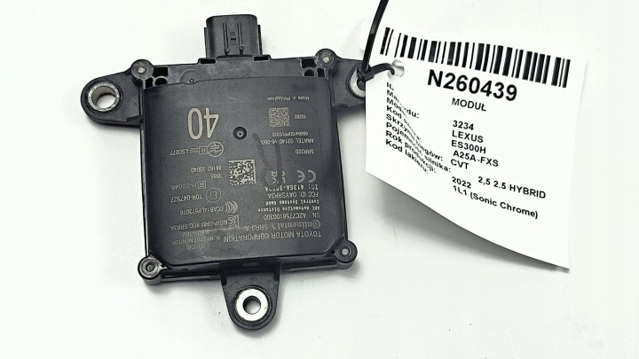 modul RADAR MARTWEGO POLA 88162-33040 LEXUS ES300H VII