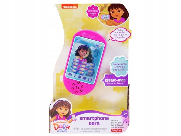 Телефон малюка інтерактивний Смартфон Dora ZA2724 — фото 2