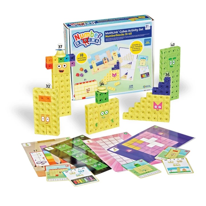 Конструктор MathLink Numberblocks 31-40 Набір Навчання лічбі Для Дітей 3+