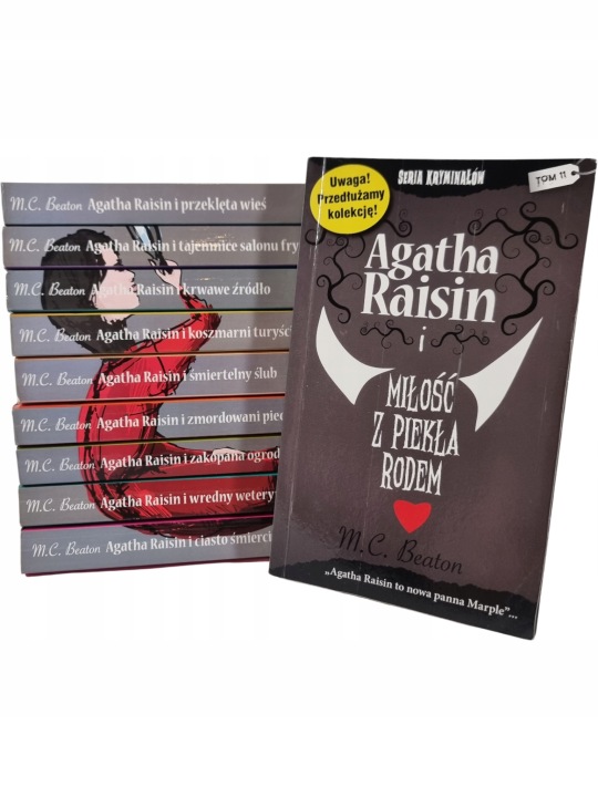 Zdjęcie egzemplarza: Agatha Raisin 1-11 / bez tomu 9 / Kryminał / M.C. Beaton